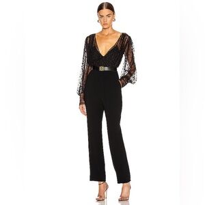 SALONI Bernadette Jumpsuit in Black Size 0